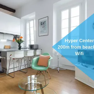 Appartement Nicelidays - Le Suede - Carré D'or - 2min From Beaches, Nice